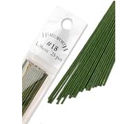 Hamilworth - Florist Wire Dark Green 18 Gauge
