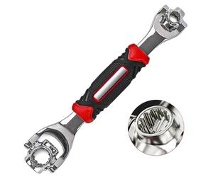 Hamind Universal 52 in 1 Socket Wrench Multifunction Wrench Tool with 360° Rotating Head, Spanner Tool for Home and Bicycle Car Repair