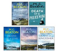 Hamish Macbeth Murder Mystery Death Series 6 Collection 5 Books Set By M.C. Beaton (Death of a Liar, Death of a Policeman, Death of Yesterday, Death of a Kingfisher, Death of a Sweep)
