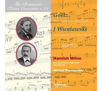 Hamish Milne & Michał Dworzynski – Goetz & Wieniawski (J): Piano Concertos – Hyperion