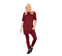 Hamishkane® 2 Pc Lounge Wear Sets for Women UK Baggy T Shirt & Leggings Set | Relaxed Oversized Style, Soft Breathable Fabric, Longline Tee Design, Stretch Fit Leggings, Everyday Active Comfort Gym Wear