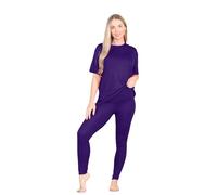 Hamishkane® 2 Pc Lounge Wear Sets for Women UK Baggy T Shirt & Leggings Set | Relaxed Oversized Style, Soft Breathable Fabric, Longline Tee Design, Stretch Fit Leggings, Everyday Active Comfort Gym Wear
