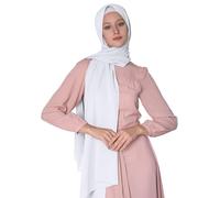 Hamishkane® Elegant Long Chiffon Ladies Scarves, Lightweight Multiple Colors Chiffon Scarf for Women UK, Soft Plain Shawl Head scarf Hair Wrap for Muslim Prayer & Daily Wear Hijab Scarves for Women