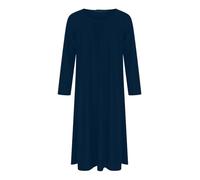 Hamishkane Girls Long Sleeve Maxi Dress Kids School Plain Abaya Holiday Islamic Top Jilbab Burkha Navy