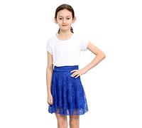 Hamishkane® Girls T Shirts, Plain Short Sleeve Crop Top, Round Neck Lightweight Summer Top, Stretchy Casual Kids Tshirt, Girls Activewear, Running Playing Yoga Basic Tops White