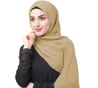 Hamishkane® Lightweight Scarves for Women UK, Versatile Cotton Blend Head Scarf, Stylish Muslim Prayer Ladies Scarf, Perfect Hijab Shawl Hair Wrap for Daily & Special Occasions Scarves for Women