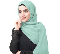 Hamishkane® Lightweight Scarves for Women UK, Versatile Cotton Blend Head Scarf, Stylish Muslim Prayer Ladies Scarf, Perfect Hijab Shawl Hair Wrap for Daily & Special Occasions Scarves for Women