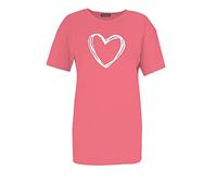 Hamishkane New Ladies Vogue Slogan Print Short Sleeve Basic Summer Oversized T-Shirt Baggy Top