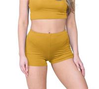 Hamishkane® Stretchy Mini Running Shorts Womens, Versatile Slim Fit Gym Shorts for Women UK, Soft & Comfortable Hot Pants Design for Summer Dance, Club, Gym, Cycling & Casual Wear