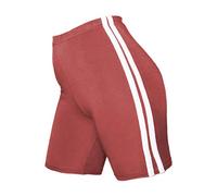 Hamishkane® Womens Double Side Stripe Elasticated Waist Cycling Shorts Women Activewear Stretchy Yoga Fitness Gym Shorts, Summer Sports Skinny Hot Pants