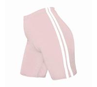Hamishkane® Womens Double Side Stripe Elasticated Waist Cycling Shorts Women Activewear Stretchy Yoga Fitness Gym Shorts, Summer Sports Skinny Hot Pants Nude