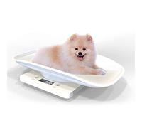 Hamkaw Digital Pet Weight Scale with LCD Electronic Scales For Measuring Baby, Small Dog, Cat, Dog (Capacity up to 10 kg /22 lb) White