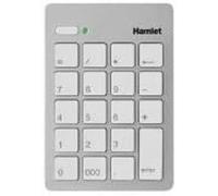 HAMLET Keyboard Wired Keypad Usb Silver White Informatics