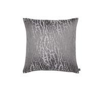 Hamlet Large Foil Metallic Printed Cushion Prestigious Textiles Dark Grey 50cm x 50cm