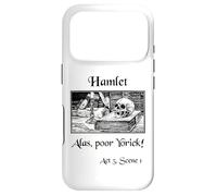 Hamlet Shakespeare Play Hamlet Quote, Alas Poor Yorick! Case for iPhone 17 Pro