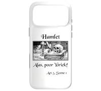 Hamlet Shakespeare Play Hamlet Quote, Alas Poor Yorick! Case for iPhone 17 Pro Max