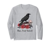 Hamlet Shakespeare Play Quote Alas, Poor Yorick! Long Sleeve T-Shirt