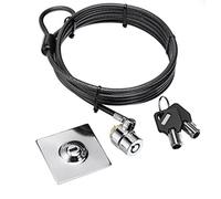 Hamlet xnbtlock20 K Steel Security Cable with Key and 3 M Adhesive Plate for Tab