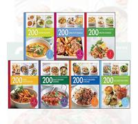 hamlyn all colour cookery collection 7 books set - 200 super soups, 200 one pot meals, 200 pasta dishes, 200 thai favourites, 200 easy indian dishes, 200 easy tagines and more, 200 5:2 diet recipes