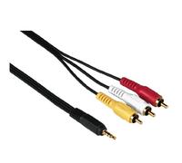 Hamma 3.5mm Jack to 3x Video/Stereo RCA Plag Connection Cable - 2m
