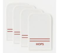 Hammam Kese Turkish Hammam Spa Exfoliating Glove for Healthy Skin and No Cellulite - Set of 4 (Cream-4 Pieces)