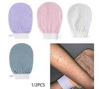 Hammam Ritual at Home Enjoy the Benefits of Our Twin Pack Moroccan Exfoliation Glove Set (1pcs White)