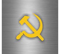 Hammer and Sickle USSR Flag Car Sticker