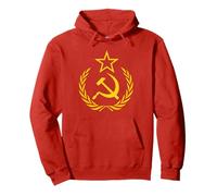 HAMMER AND SICKLE WREATH USSR SOVIET UNION Pullover Hoodie