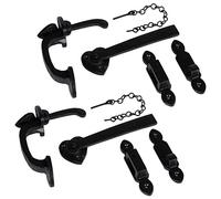 Hammer and Tongs - Arrowhead Suffolk Latch - H155mm - Black - Pack of 2