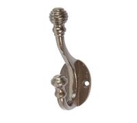 Hammer and Tongs - Ball End Hat & Coat Hook - W30mm x H95mm - Raw