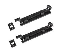 Hammer and Tongs - Cranked Shepherd's Crook Bolt - W185mm - Black - Pack of 2