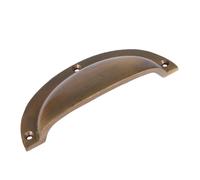 Hammer and Tongs Curved Cabinet Drawer Pull - W130mm x H50mm in Gold | Size: 1000mm x 500mm Hammer and Tongs Gold 1000mm x 500mm
