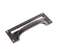 Hammer and Tongs Filing Cabinet Drawer Pull with Card Frame - W130mm x H50mm in Grey | Size: 1000mm x 500mm Hammer and Tongs Grey 1000mm x 500mm