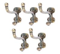 Hammer and Tongs - Flat Top Ball End Hat & Coat Hook - W35mm x H85mm - Brass - Pack of 5