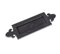 Hammer and Tongs - Fleur De Lis Letter Plate - W345mm x H105mm - Black