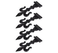 Hammer and Tongs - Fleur De Lis T-Hinge - W235mm - Black - Pack of 4