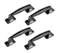 Hammer and Tongs - Forged Barn Door Handle - H150mm - Black - Pack of 4