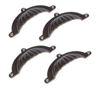 Hammer and Tongs Hammer & Tongs Fluted Cabinet Drawer Pull - W130mm X H60mm - Raw - Pack Of 4