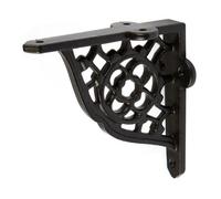 Hammer and Tongs Hammer & Tongs Honeycomb Iron Shelf Bracket - D100mm - Black