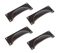 Hammer and Tongs Hammer & Tongs Rectangular Cabinet Drawer Pull - W130mm X H50mm - Raw - Pack Of 4