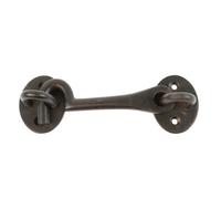 Hammer and Tongs Hammer & Tongs Rustic Cabin Hook And Eye - W125mm - Black