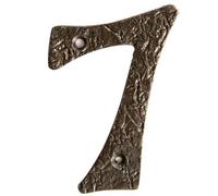 Hammer and Tongs Hammer & Tongs Rustic Iron Numeral - Number 7 - H90mm - Raw