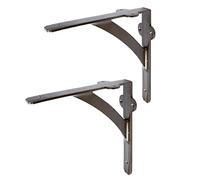 Hammer and Tongs - Iron Shelf Bracket - D205mm - Raw - Pack of 2