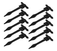 Hammer and Tongs Ornate T-Hinge - W230mm - Black - Pack of 10 | Size: 10000mm x 520mm Hammer and Tongs Black 10000mm x 520mm