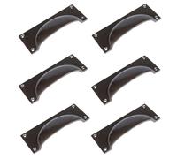 Hammer and Tongs Rectangular Cabinet Drawer Pull - W130mm x H50mm - Pack of 6 in Grey | Size: 1000mm x 500mm Hammer and Tongs Grey 1000mm x 500mm