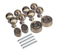 Hammer and Tongs - Round Rim & Mortice Door Knob - W60mm - Brass - Pack of 4
