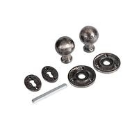 Hammer and Tongs - Round Rim & Mortice Door Knob - W60mm - Raw