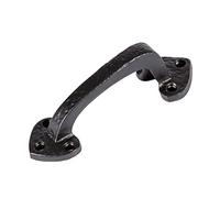 Hammer and Tongs - Rustic Arrowhead Door Handle - H100mm - Black