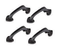 Hammer and Tongs - Rustic Arrowhead Door Handle - H100mm - Black - Pack of 4
