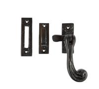 Hammer and Tongs Rustic Window Fastener - Right Handed - W45mm x H110mm - Black | Size: 10000mm x 520mm Hammer and Tongs Black 10000mm x 520mm